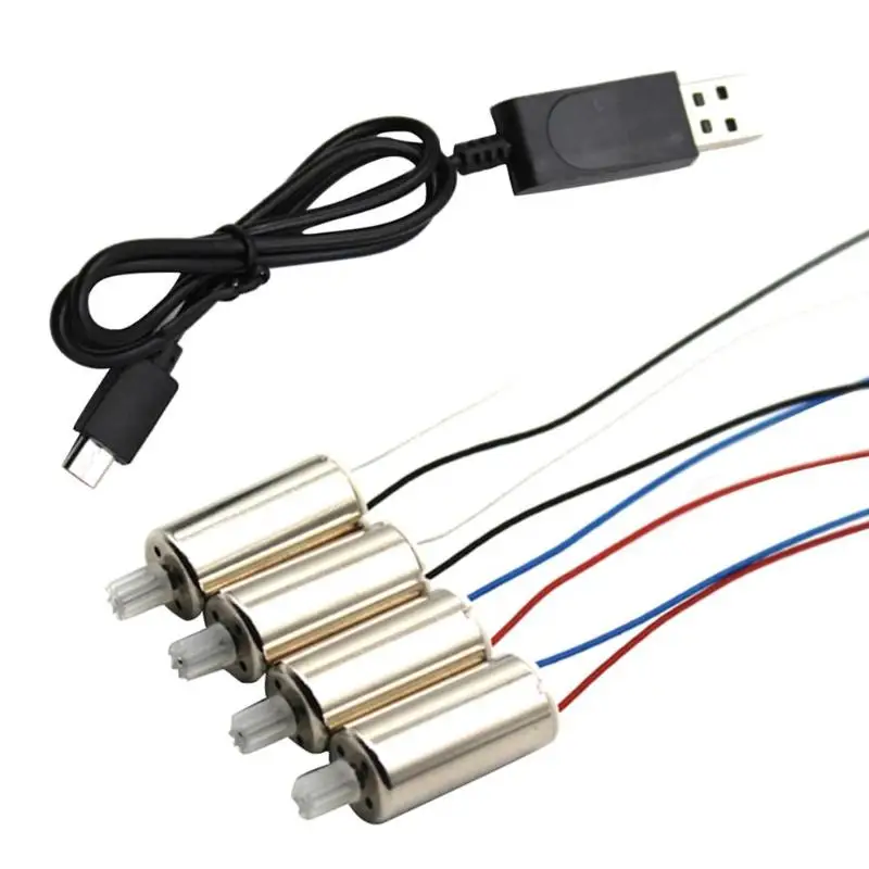 

4 шт. CW CCW двигатель 2A + 2B двигатель + USB-кабель для зарядки для SG106 RC летательный Дрон