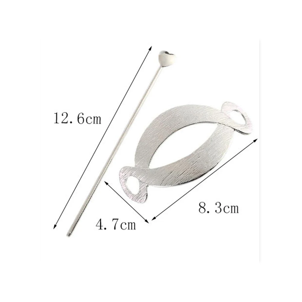 

Geometric Alloy Round Hairpins Minimalist Cross Hair Clip Love Heart Bun Holder Cage Hair Stick Hair Accessories Hair Jewelry