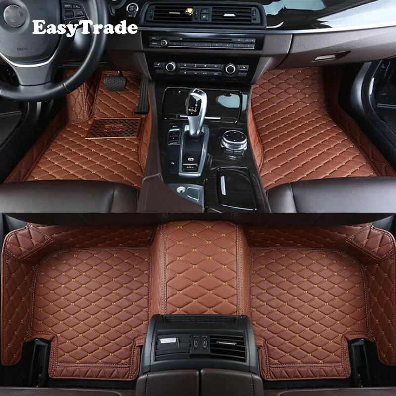 Аксессуары для Skoda Kodiaq 2017 2018 2019 кожаные автомобильные коврики из микрофибры ног