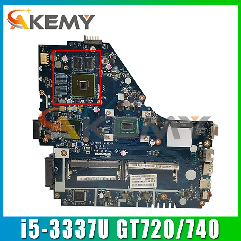 

NBMEP11003 NB.MEP11.003 For ACER E1-530 E1-570 E1-570G Laptop Motherboard Z5WE1 LA-9535P With i5-3337U CPU GT720/740 GPU 100% OK