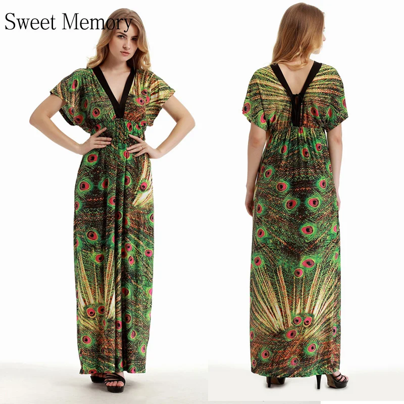 O59915 сладкий памяти M-7XL размера плюс Элегантные женские длинные платья мягкая