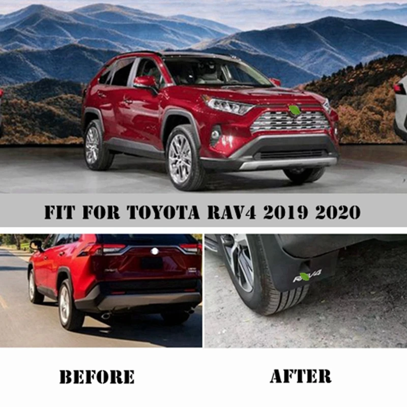 Брызговики для автомобилей Toyota RAV4 RAV 4 2019 2020 брызговики шин черные передние и