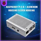 Чехол для Raspberry Pi 3, радиаторы охлаждения, черные, серебристые, с питанием, радиатором, вентилятором для Raspberry pi 3B3B +