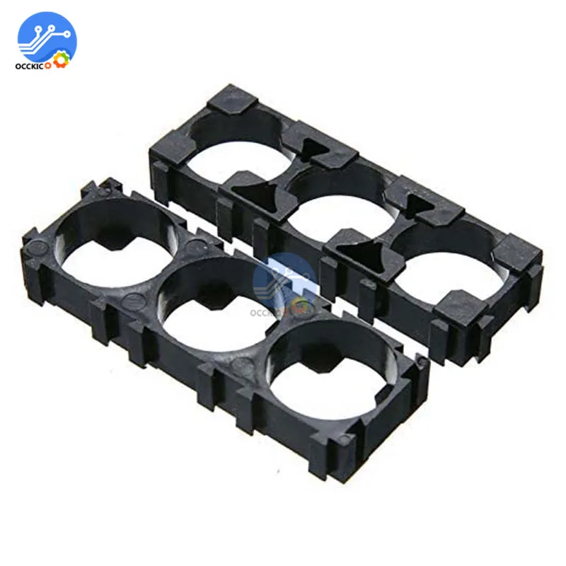 10 шт./пакет 1x2 1x3 3x6 3x5 4x5 18650 Держатель для аккумулятора прокладка из АБС пластика