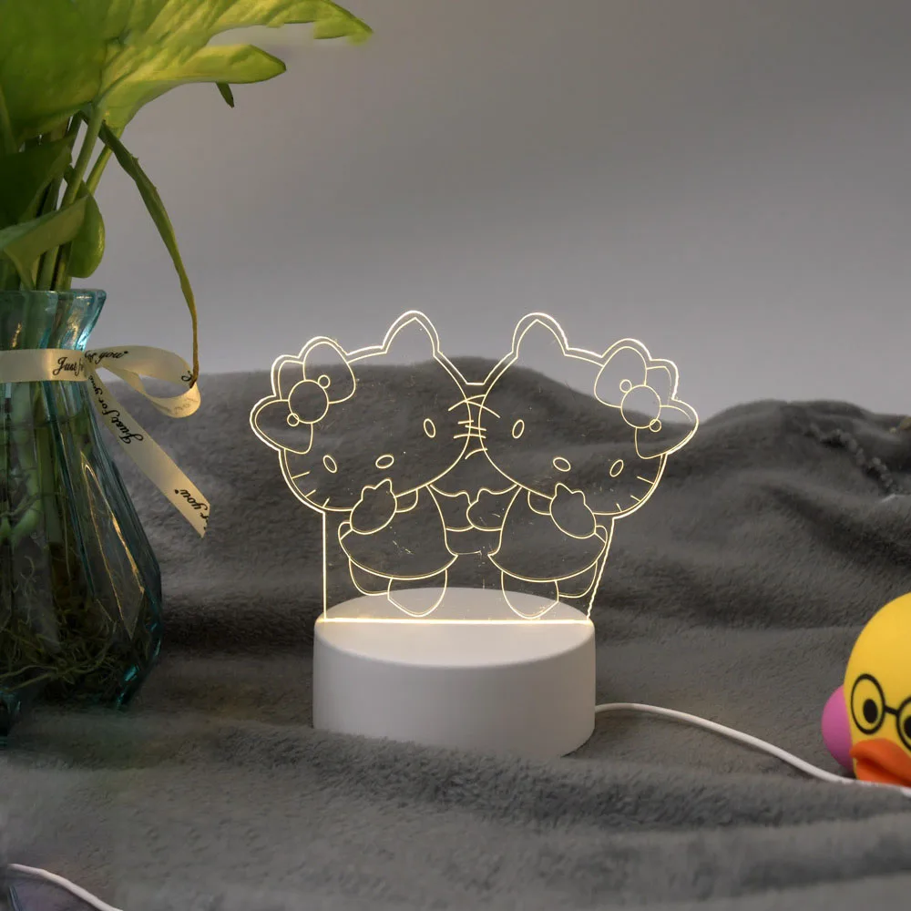 

3D LED Night Lights SOLOLANDOR 3D LED Lamp Creative Novelty Illusion Night Lamp 3D Illusion Table Lamp For Home Decorative Light