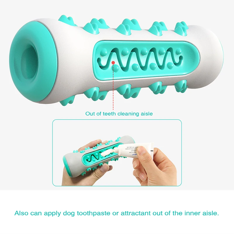 

Dog Toys for Aggressive Chewers Molar Stick Gnawing Cleaning Bone Multifunctional Dog Toothbrush for Medium Large Dogs