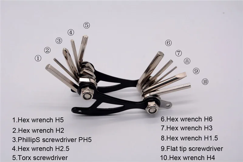 Y START BT03 10 pin мульти инструменты спин Torx велосипедов устанавливает велосипед из