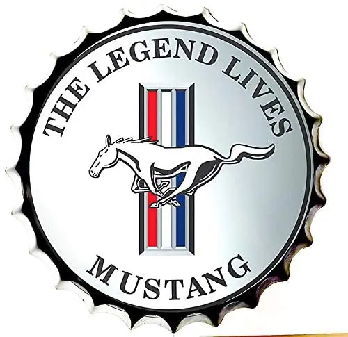 

Retro Sign Car The Legend Lives Bottle Caps Retro Metal Tin Sign Diameter Home Decor Bar Plaque Lounge Man Cave Garage Decor