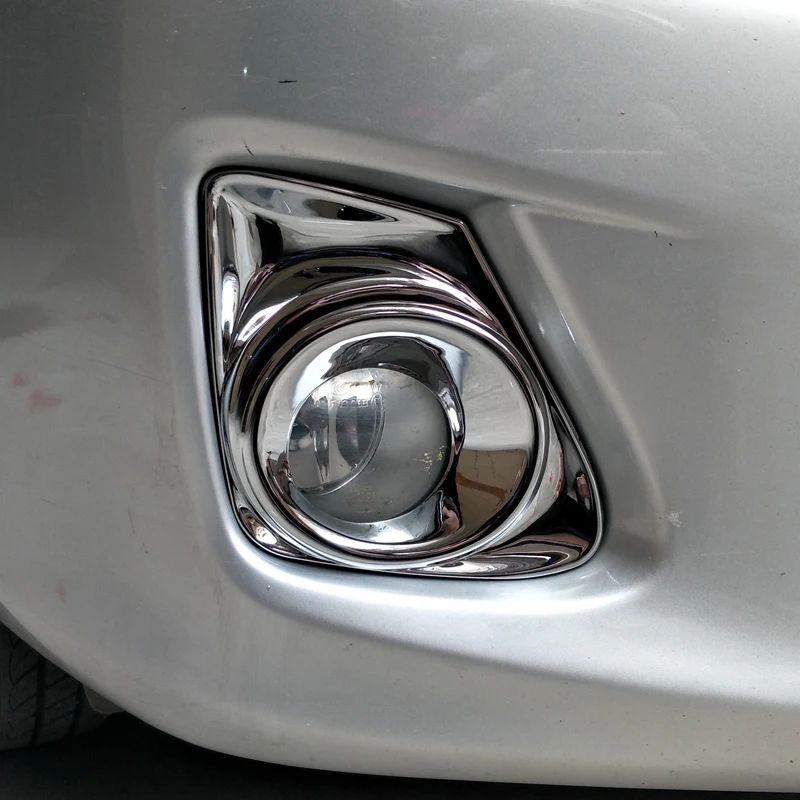 Lsrtw2017 abs автомобилей спереди и сзади противотуманная фара рамка хромированные