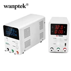 Блок питания Wanptek 60 в 5A DC, цифровой лабораторный источник питания 60 в для ремонта телефона с защитой от короткого замыкания
