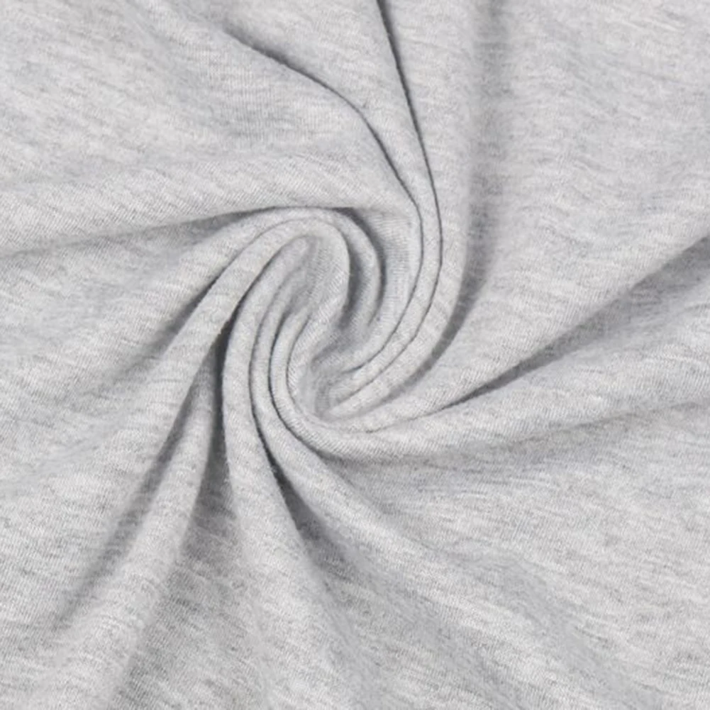 Футболка женская однотонная с глубоким V-образным вырезом и длинным рукавом