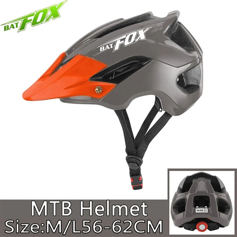 BATFOX велосипедный шлем casco MTB велосипедный шлем профессиональный дорожный велосипедный шлем для женщин ультралегкий цельный спортивный шлем - Цвет: Titanium Orange