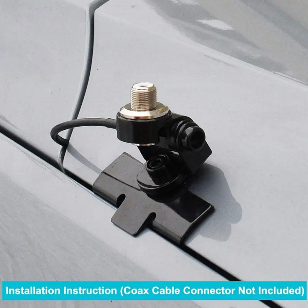 Автомобильная CB радиоантенна с креплением через отверстие фиксирующий