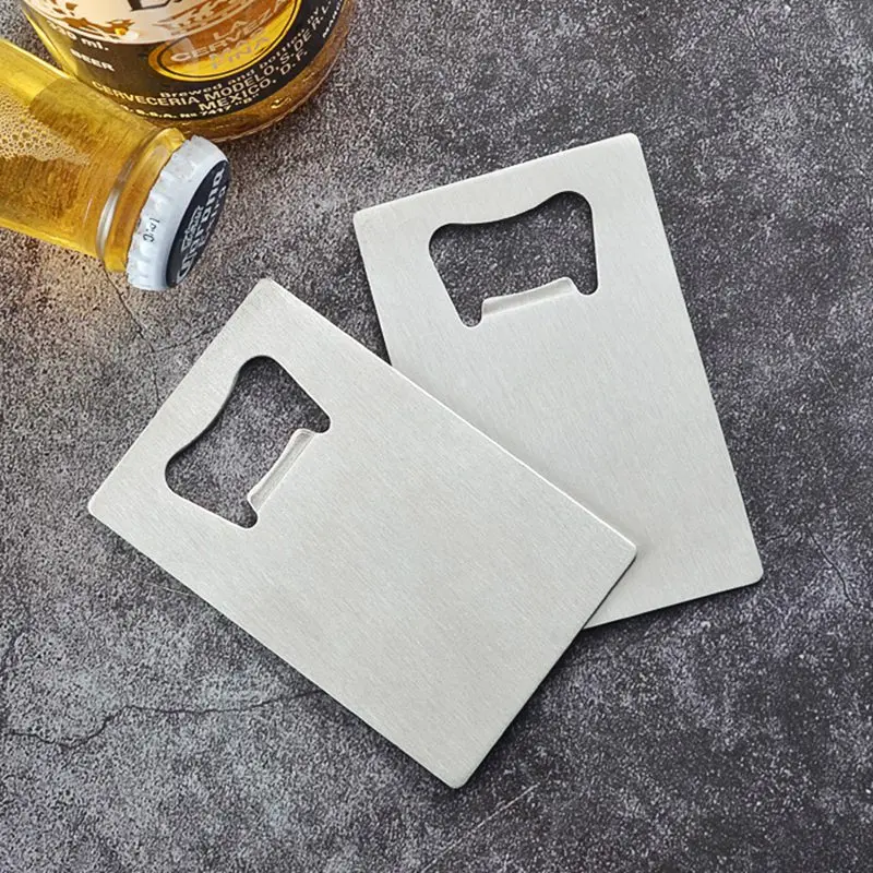 Рекламный подарок Кредитная карта открывалка для бутылок металлическая
