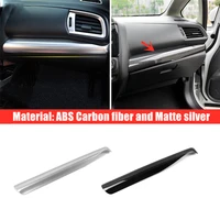 for honda fit jazz 2014 2015 2016 2017 2018 accessories car console decoration strip cover trim car styling abs carbon matte