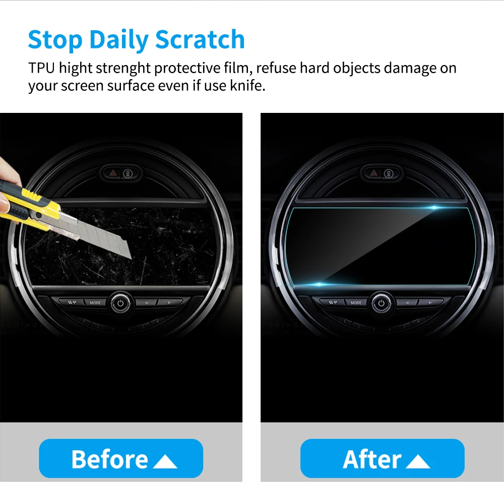 

For Mini Cooper F55 F56 F57 F60 6.5 8.8 Inch TPU Car GPS Navigation Screen Protector Touch Screen Protective Film Accessories