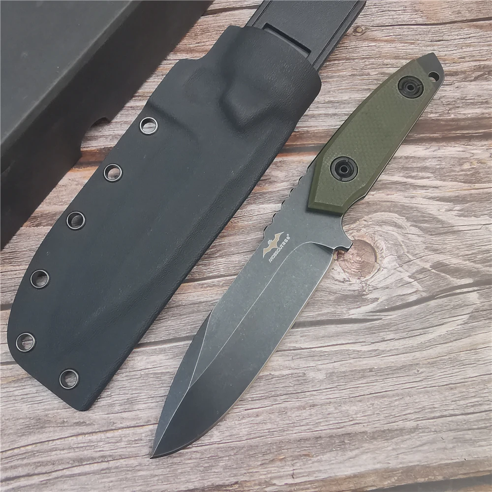Острый охотничий прямой нож для выживания высокой твердости используемый