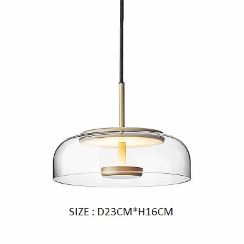 LukLoy Single Head Modern Creative Pendant Light Glass Hanging Lamp Simple Restaurant Ball Bedroom Art Decoration | Освещение