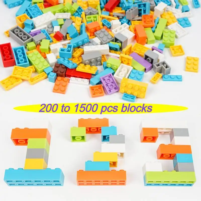 LBLA D1 200 до 1000 шт. Классический бренд строительных блоков DIY Творческий кирпич