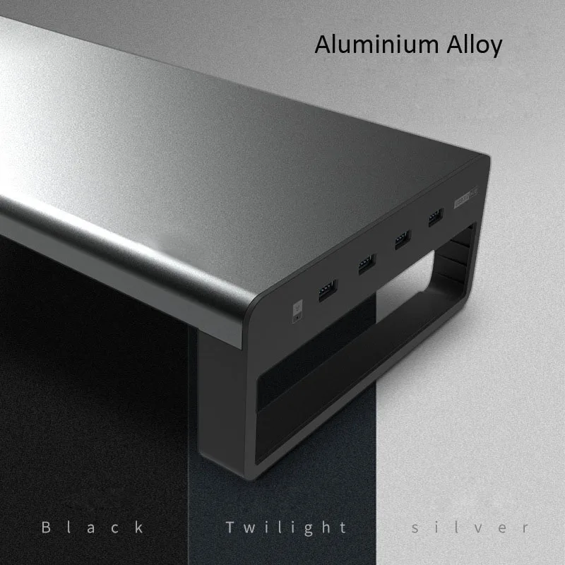 Алюминиевая Подставка для монитора USB 3 0 металлический корпус поддержка передачи
