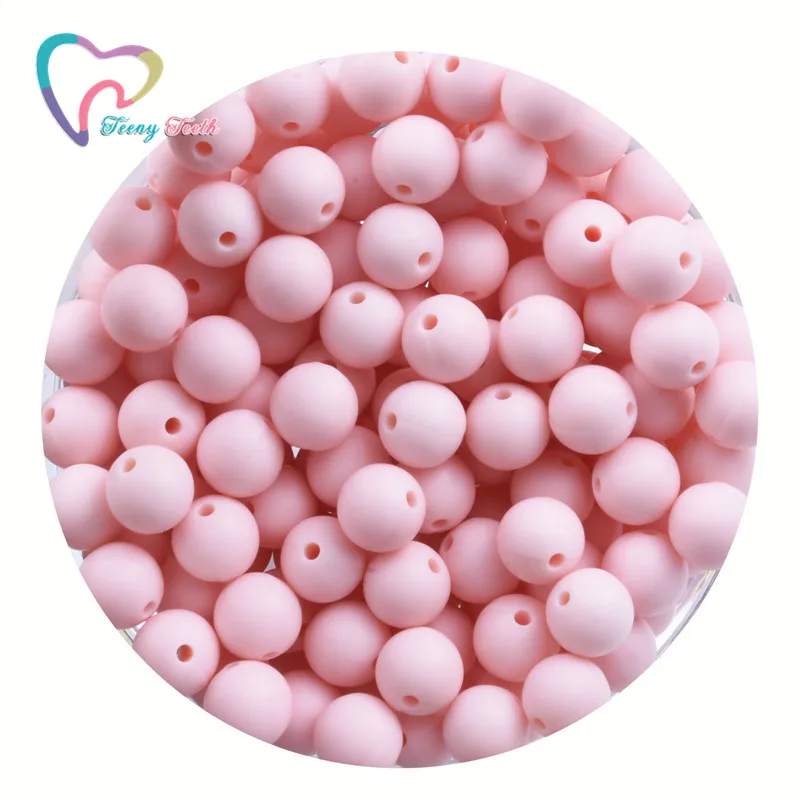 30 шт. 9 мм Силиконовые Круглые шарики бисер ребенок прорезывание зубов мамы