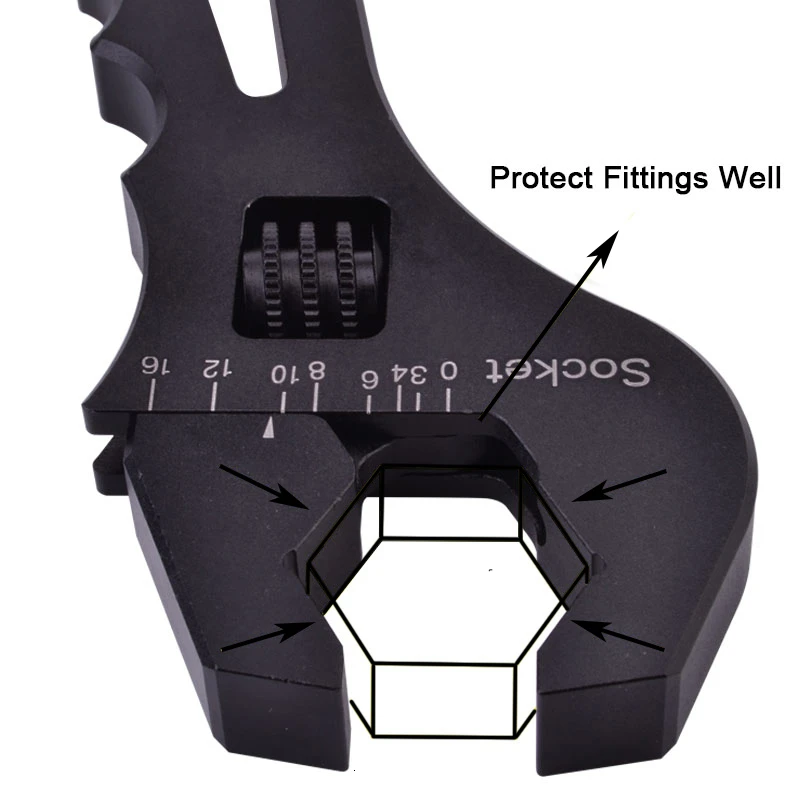 Регулируемый штык для масляного шланга Черный инструмент ремонта |