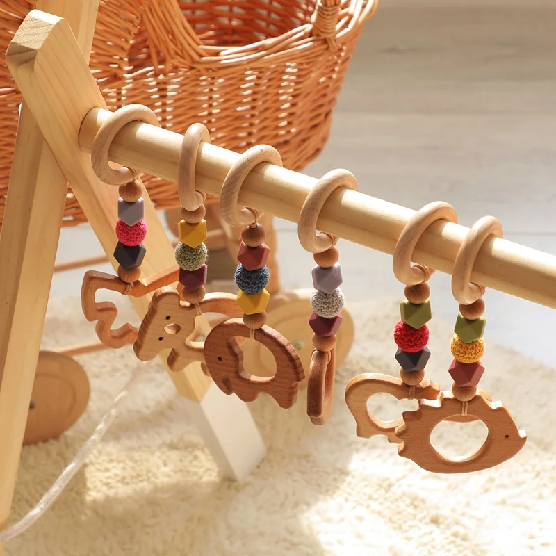 

1 шт., детский деревянный Прорезыватель для зубов