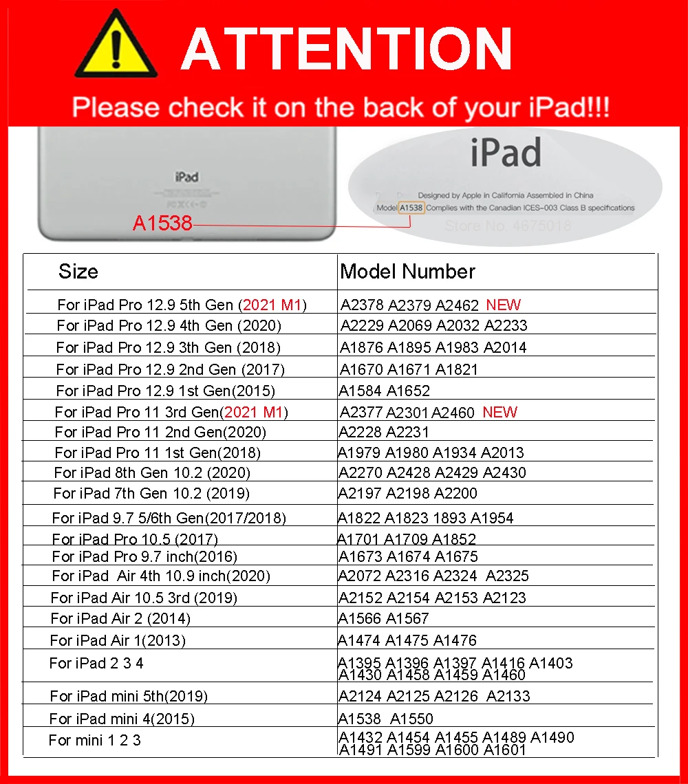 Чехол для нового iPad 10 2 2021 Pro 11 9 7 Mini 6 5 Air 3 умный чехол с держателем карандашей 9-го