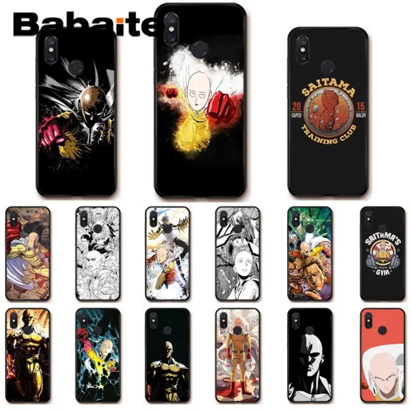 Coque для Xiaomi Mi9 One-Punch Man Милые аксессуары для телефона Для Mi 8SE Mi9SE 6 Mi8Lite Note2 Note3 Max2 Max3 Funda On.
