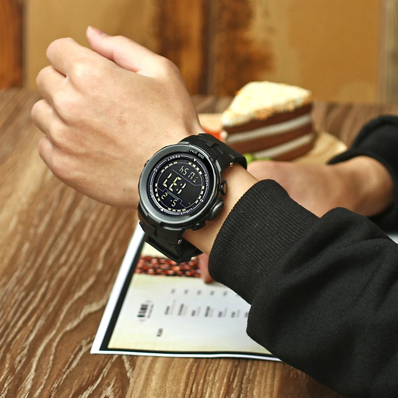 SANDA 340 светодиодный электронные мужские часы Модные Военные Спортивные наручные