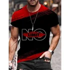 Новинка лета 2021, Мужская футболка с цифровой 3D печатью, модная уличная одежда в стиле панк, Мужская футболка с коротким рукавом