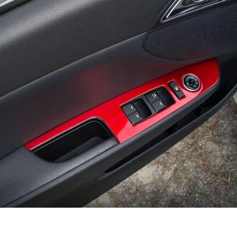 Автомобильные хромированные дверные ручки для окон аксессуары интерьера яркие