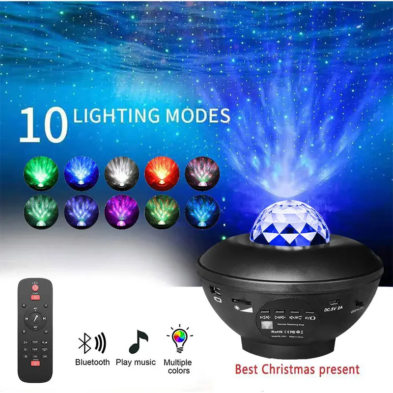 

USB Star Night Lamp Colorful Starry Galaxy Projector Night Light LED Starry Sky Projector Light Romantic Projection Lamp Gifts
