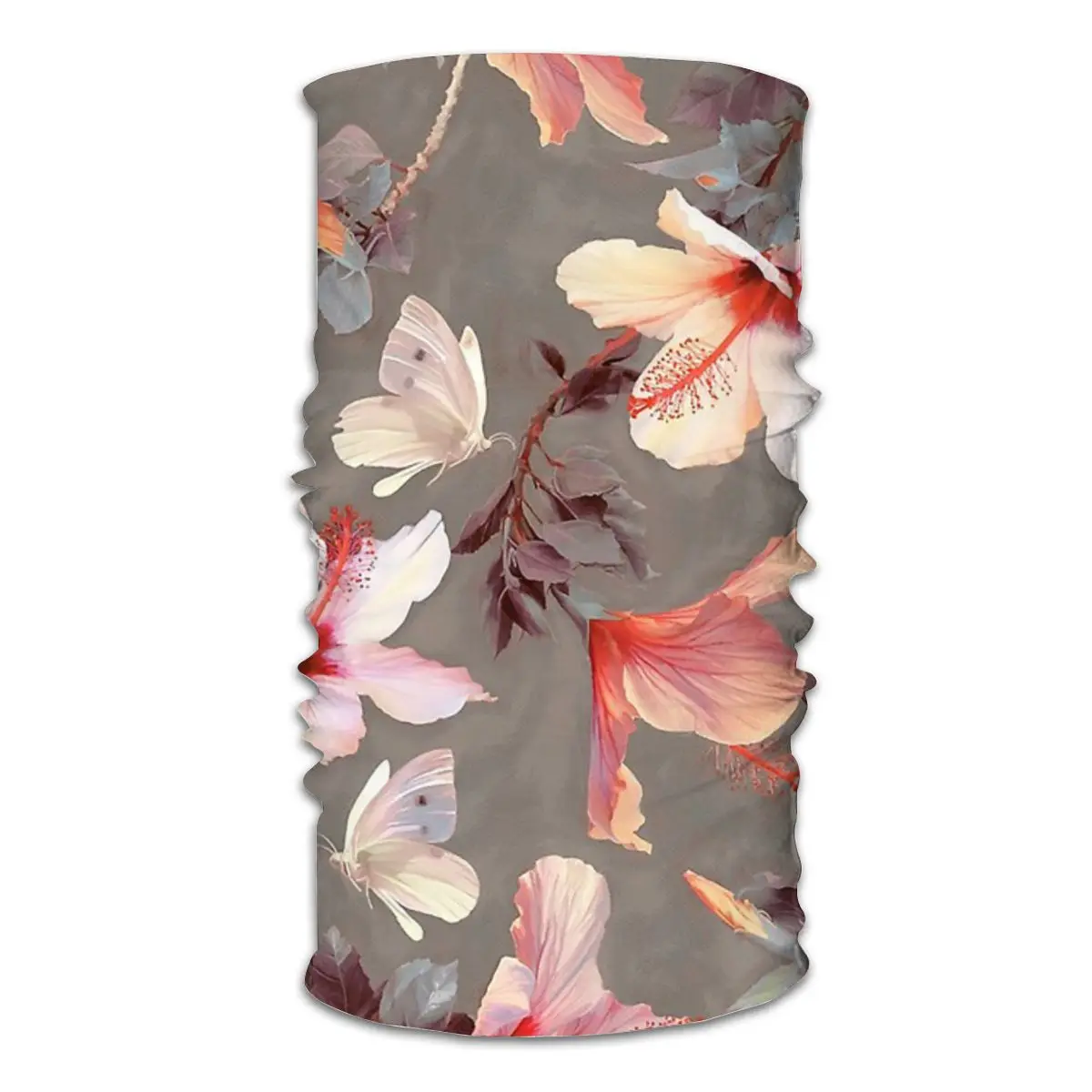 Коралловый гибискус цветочные шарфы маска на шею и лицо шарф-труба Хэллоуин