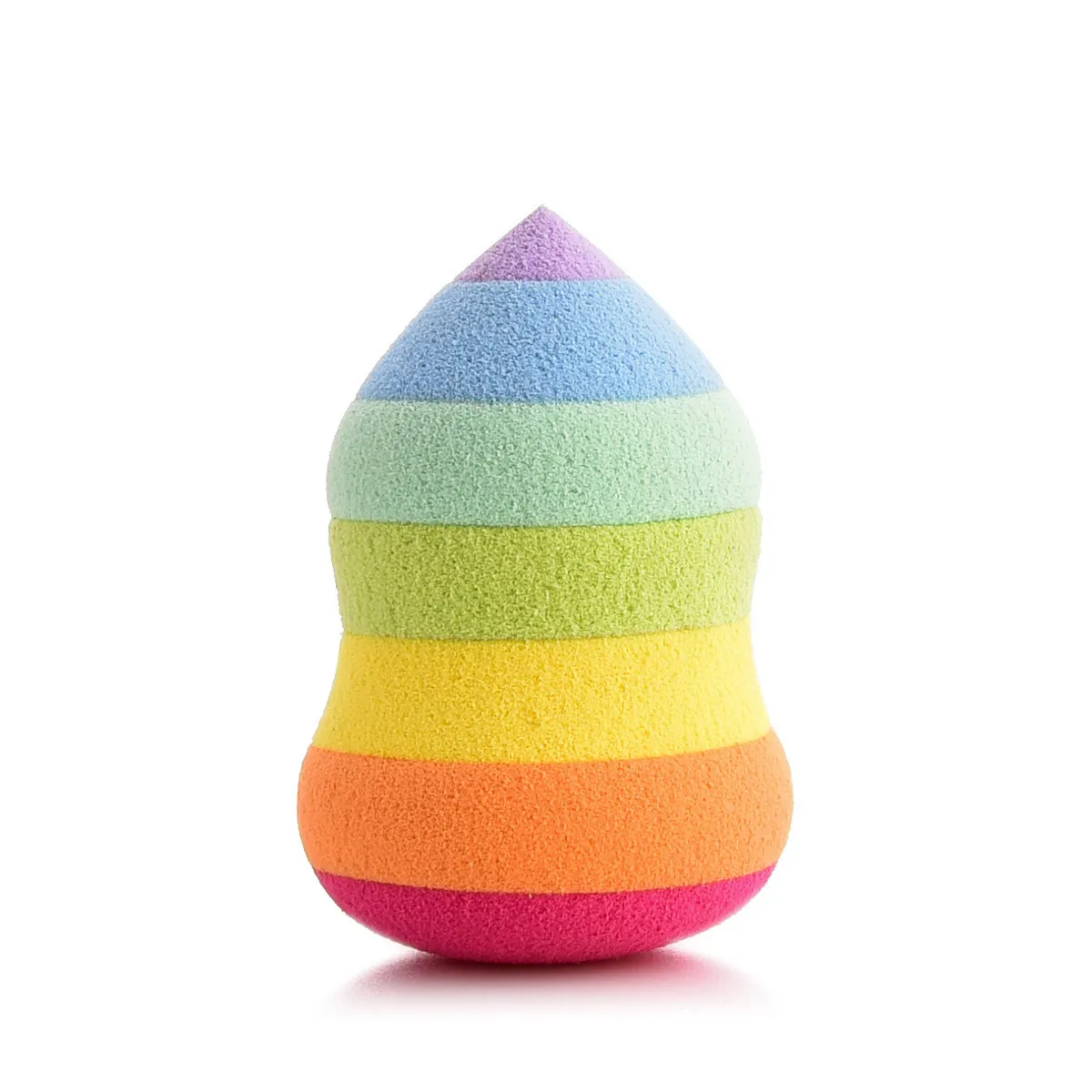 1 шт. мягкая Гидрофильная Радужная губка для макияжа BB крем Beauty Egg оптовая продажа
