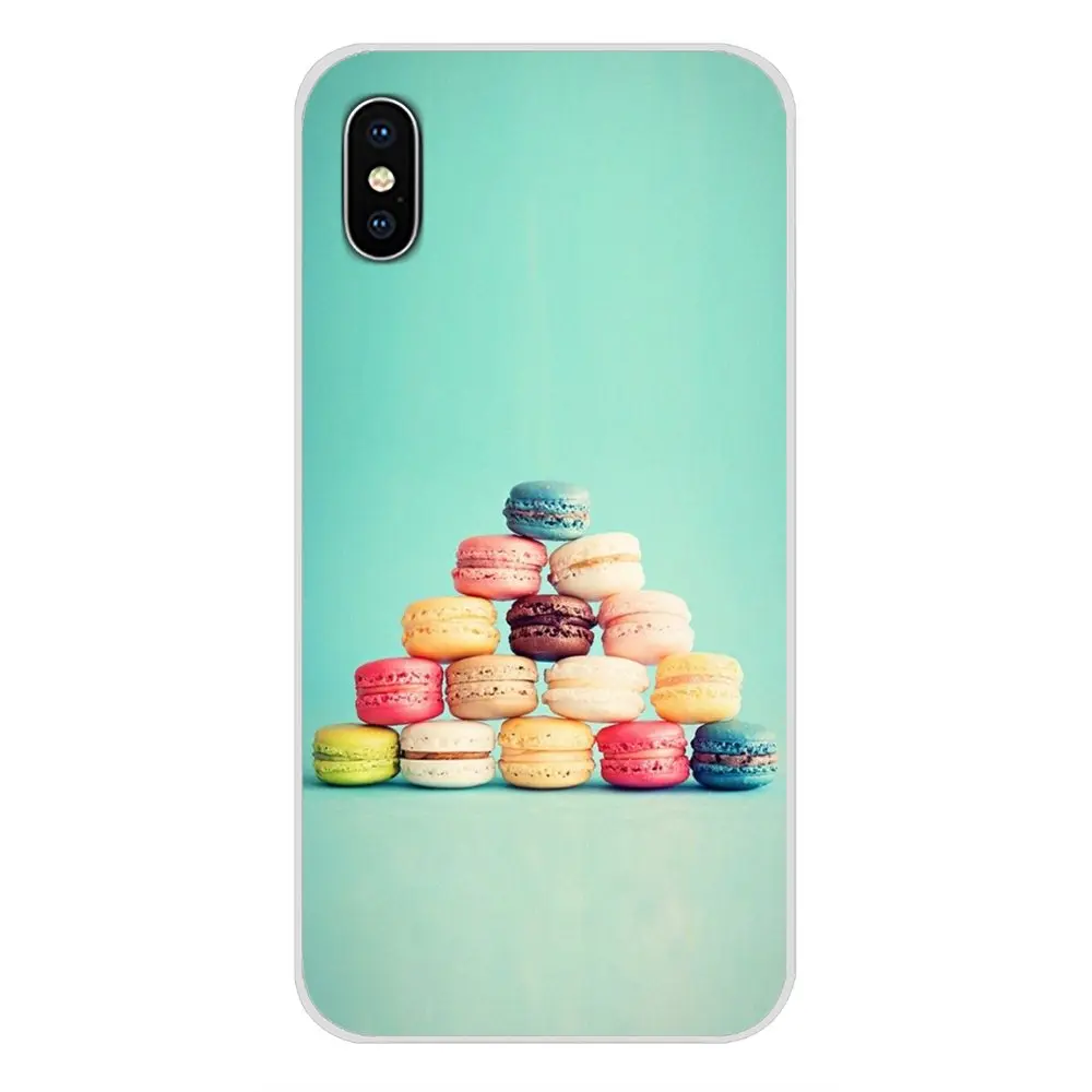 silicone case covers dessert pizza donuts macaron food for apple iphone x xr xs 11pro max 4s 5s 5c se 6s 7 8 plus ipod touch 5 6 free global shipping