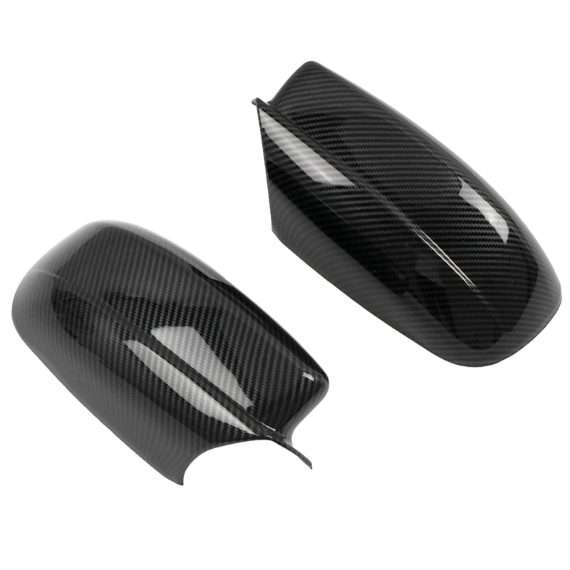 

Car Styling 2PCS ABS Carbon Fiber Side Rearview Mirror Decoration Cover Trim for Dodge Charger 2015-2020 Accessories