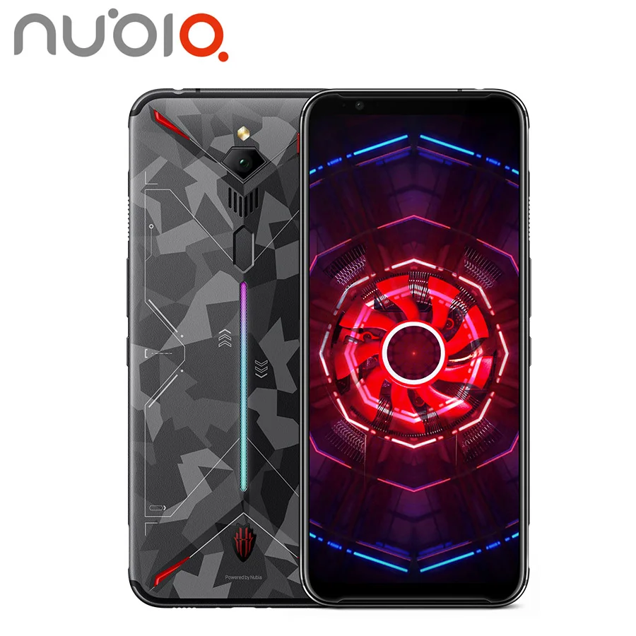 EU Version ZTE nubia Red Magic 3 Mobile Phone 8GB RAM 128GB ROM Snapdragon855 Octa Core 6.65"1080x2340p 5000mAh 48MP Android 9.0