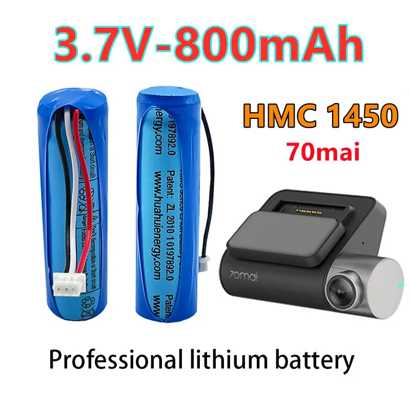 Новый литий-ионный аккумулятор 3 7 в 800 мАч для 70mai Smart Dash Cam Pro Midrive D02 HMC1450 сменный