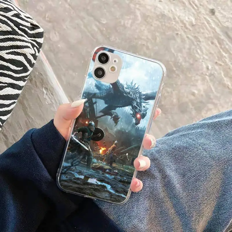 

Phone Case Transparent for iPhone 11 12 mini pro XS MAX 8 7 6 6S Plus X 5S SE 2020 XR