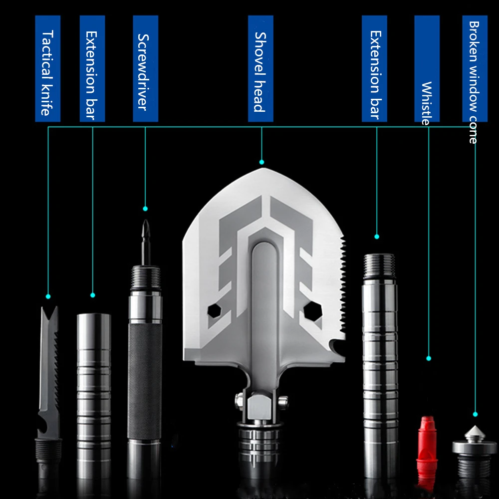 Универсальная садовая лопата складной инструмент для сада похода защиты |