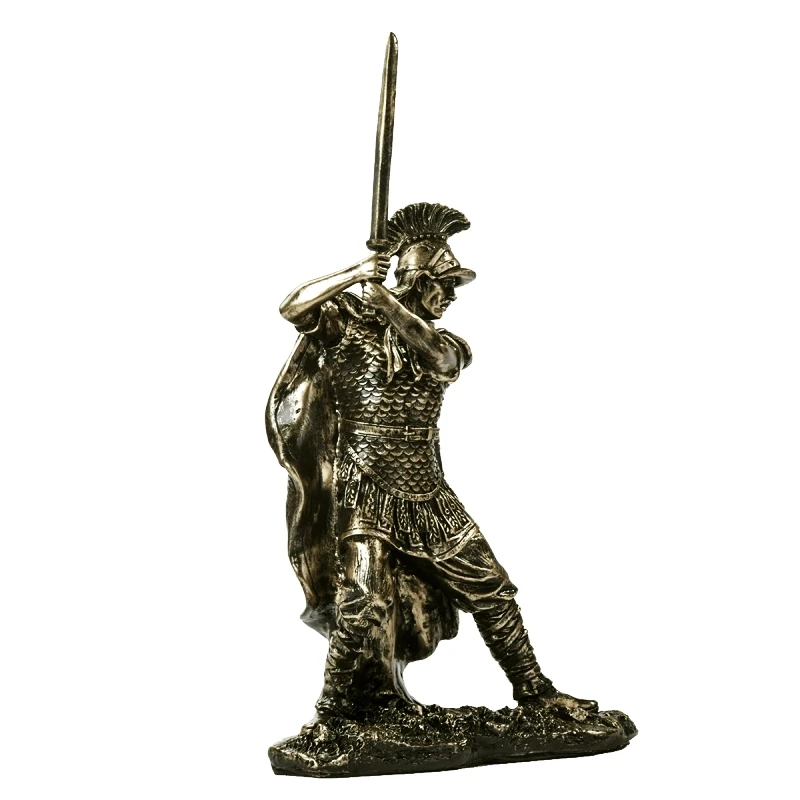 Античная Статуя Римского воина статуэтка военного командира ручной работы декор