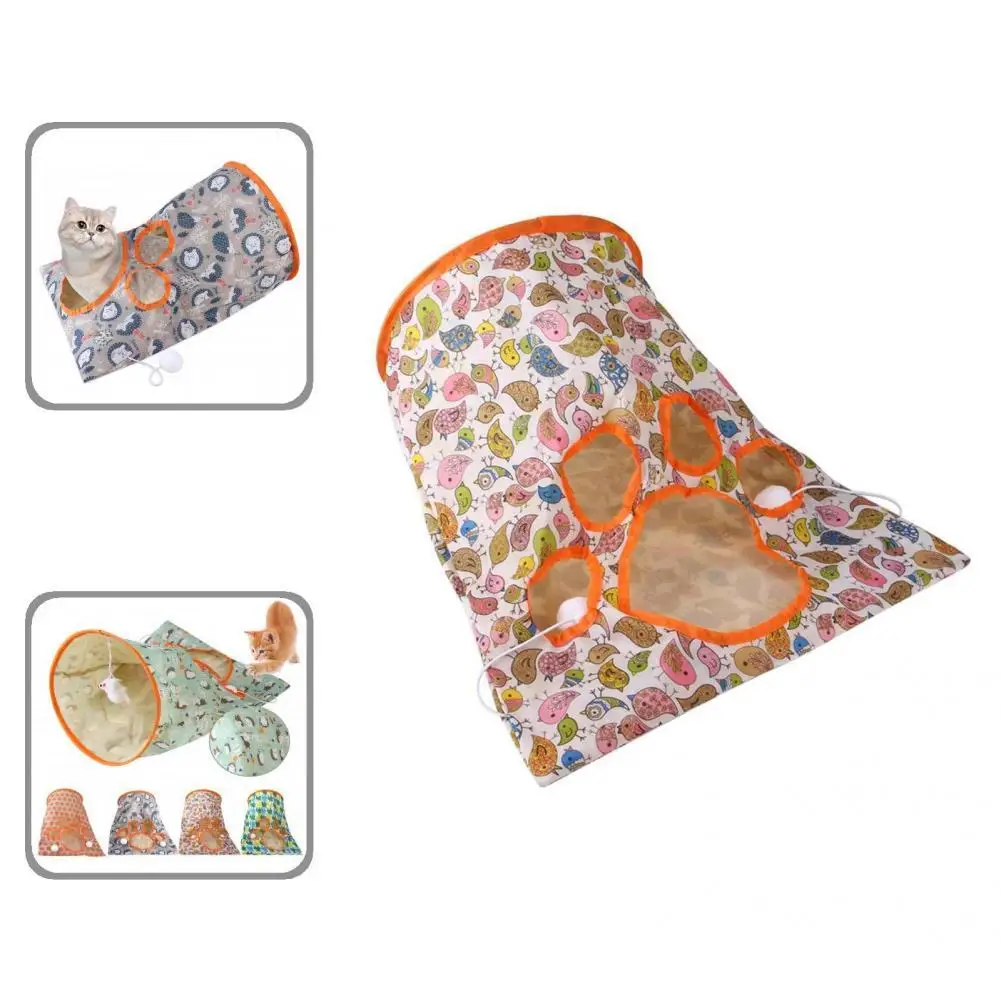 

Cat Toys Enjoyable Cat Playing Tube Toy No Burrs Funny Pet Tube Toy