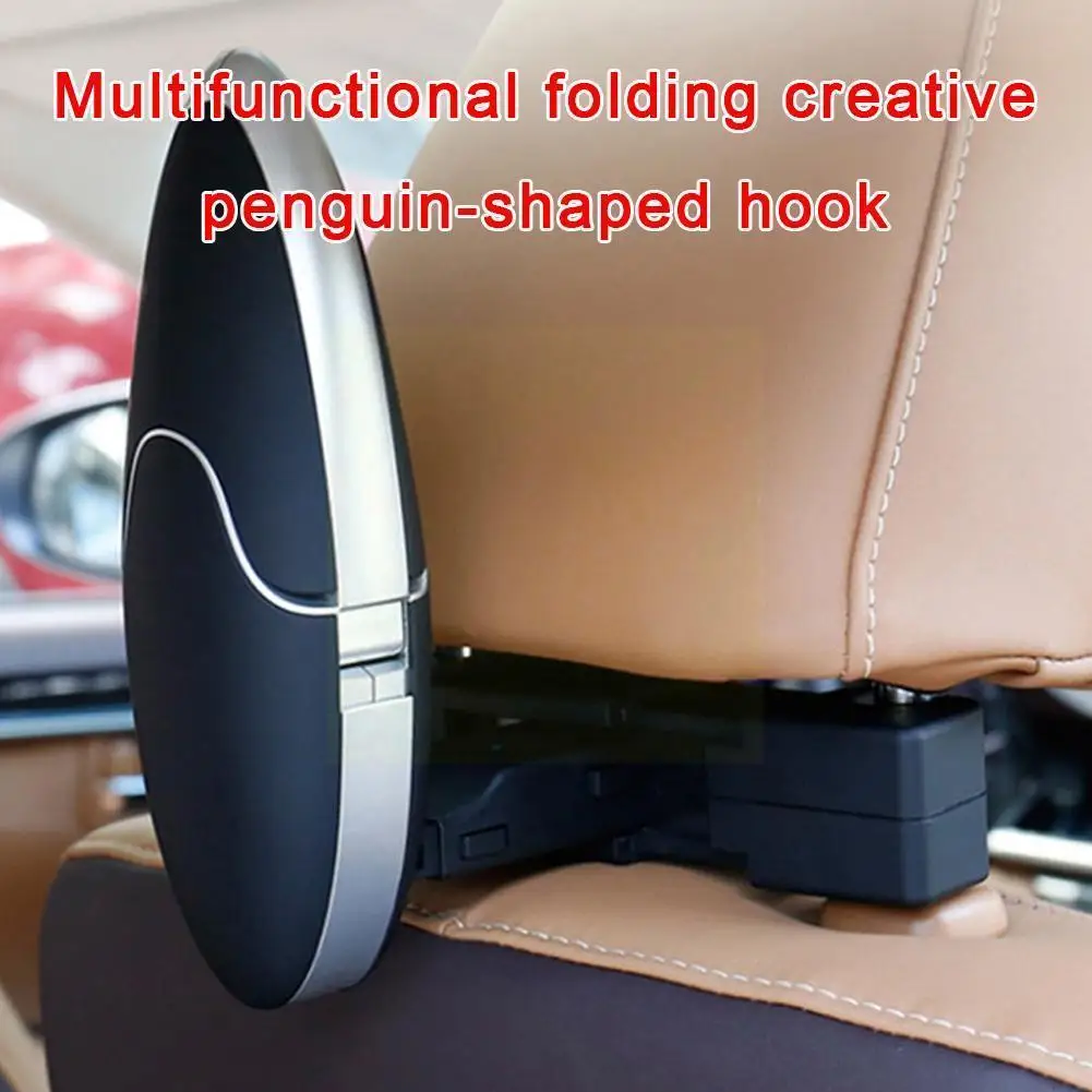 

Автомобильная Вешалка из АБС-пластика, складные роскошные аксессуары, многофункциональный автомобильный крючок для хранения одежды, аксес...