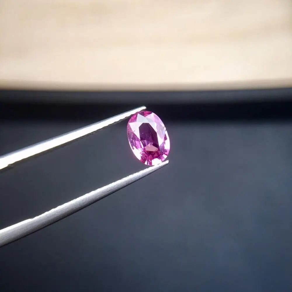 A409 розовый сапфир 1.04ct натуральный нежаркий Шри Ланка свободные драгоценные