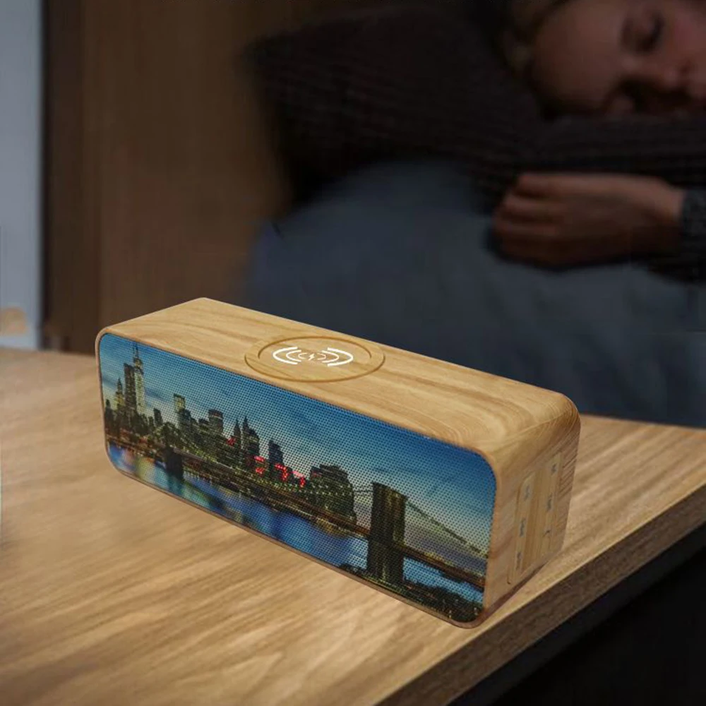 Bluetooth открытый динамик W5 большой объем сабвуфер беспроводной зарядки мини аудио