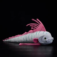 66cm length real life oarfish stuffed toys super soft ribbon fish plush toy sea animal toys for kids birthday gifts