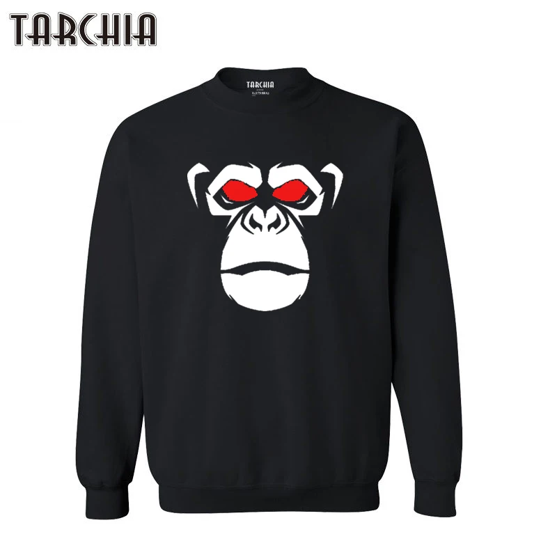

TARCHIA Men Hoodies 2022 Oversized Cheap Monkey New Printed Long Sleeve Cotton Pullovers Sweatshirts Male Hip Hop Tops Plus Size
