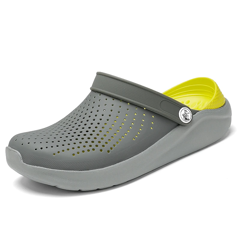 

High Quality Men Sandals Hole Shoes Ladies sandals Rubber Clogs For Unisex Garden Shoes Couple slippersBeach shoes