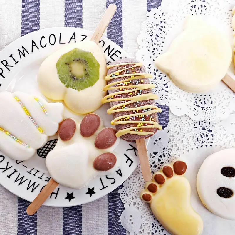 Силиконовая форма для мороженого приготовления сока поп сердца снеговика